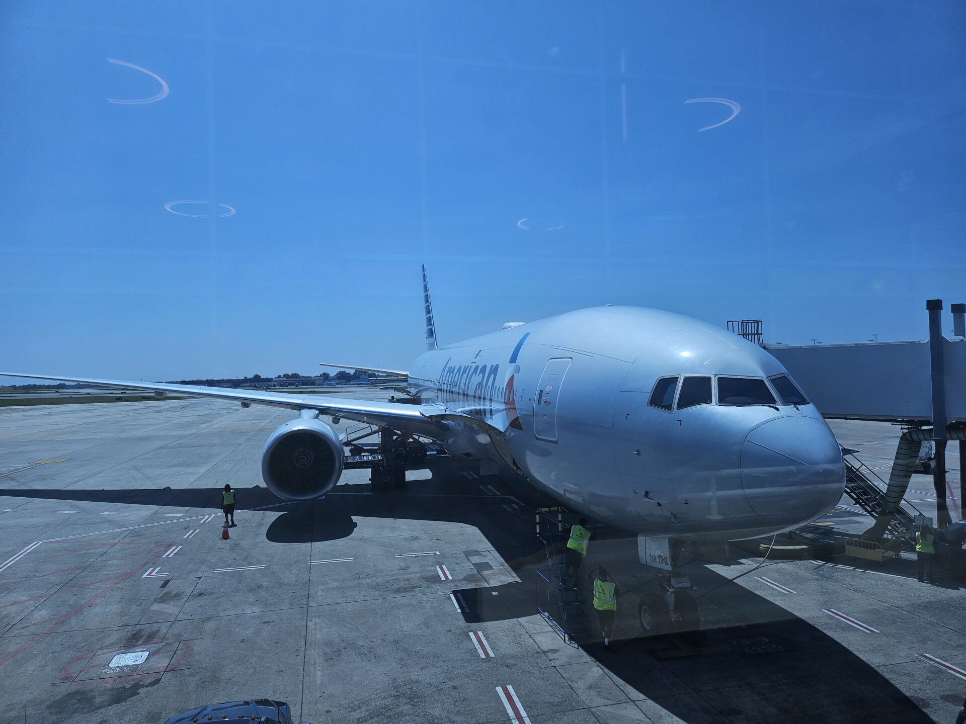 a plane on the tarmac