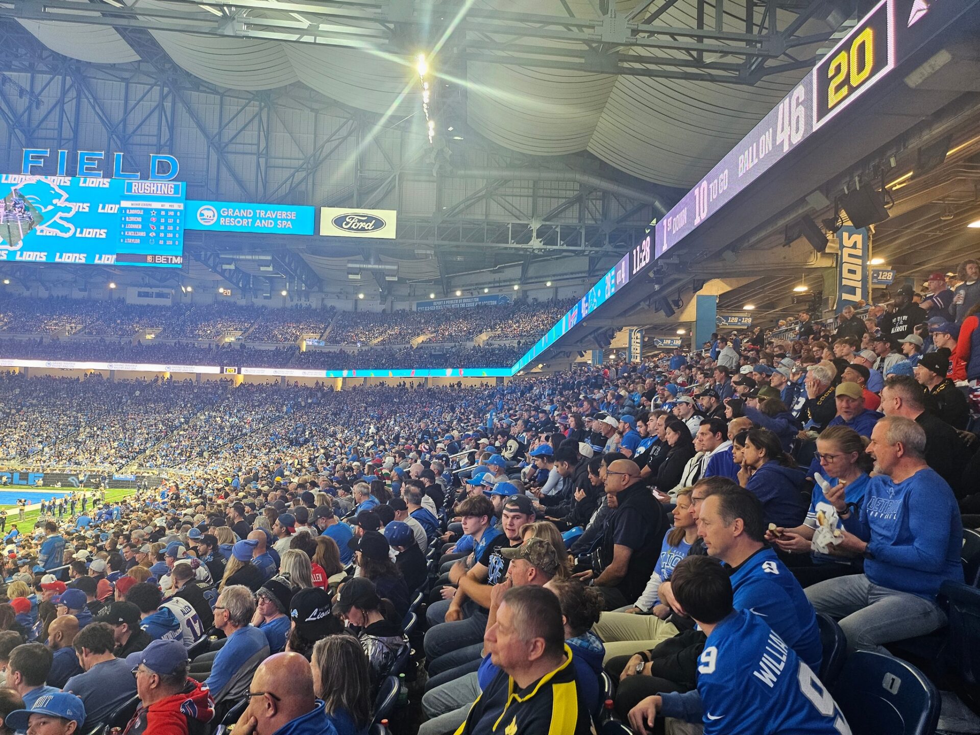 a large crowd of people in a stadium