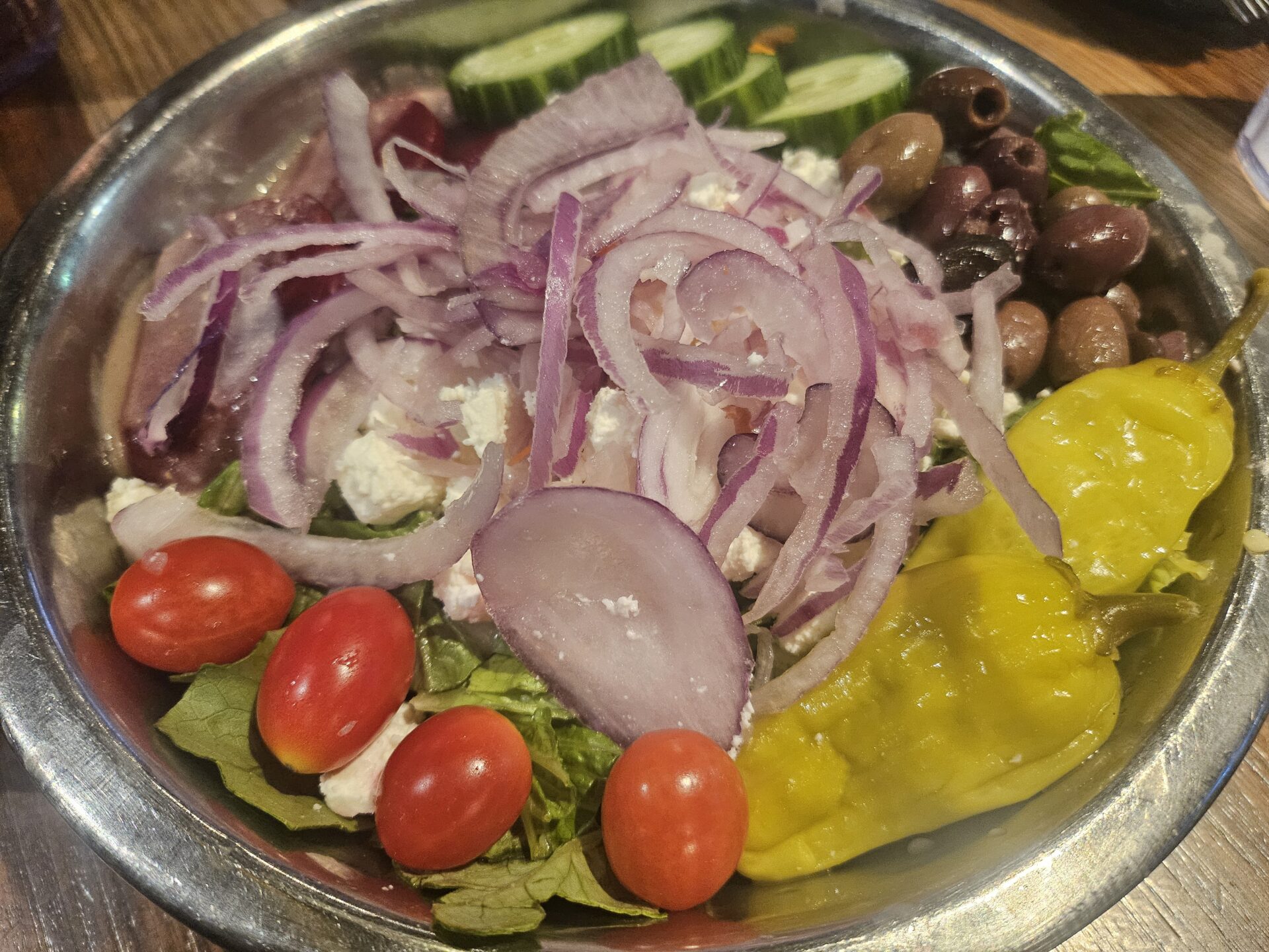 a bowl of salad with vegetables