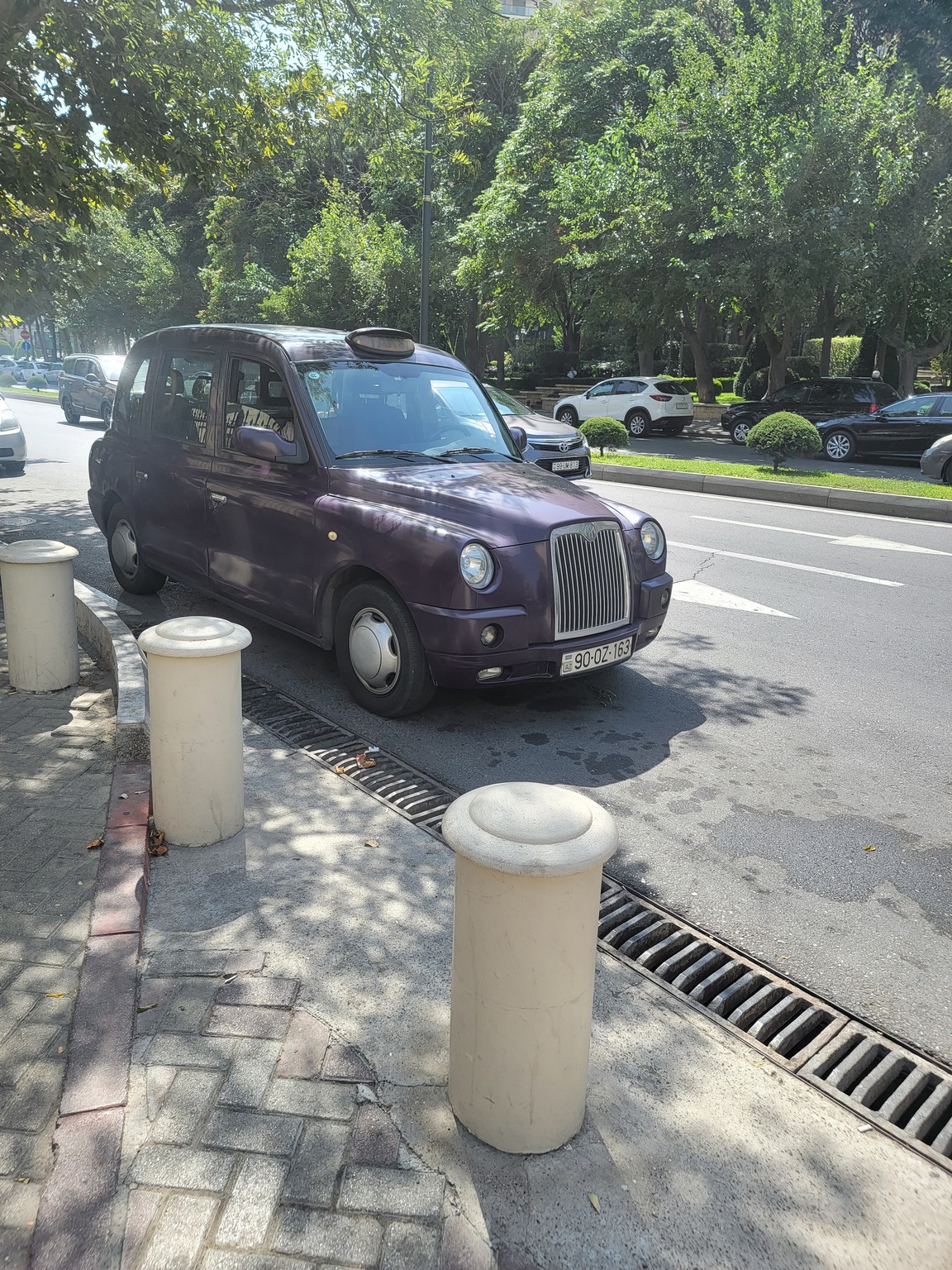 a car on the road