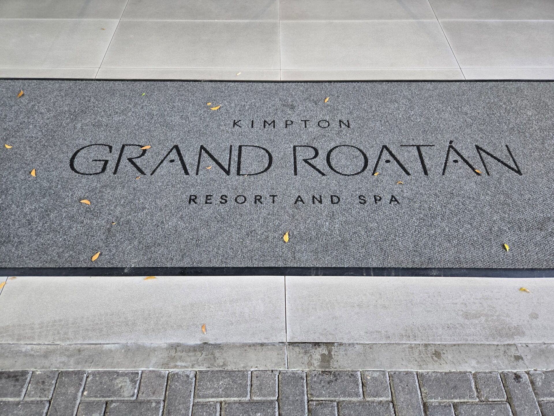 a sign on the ground