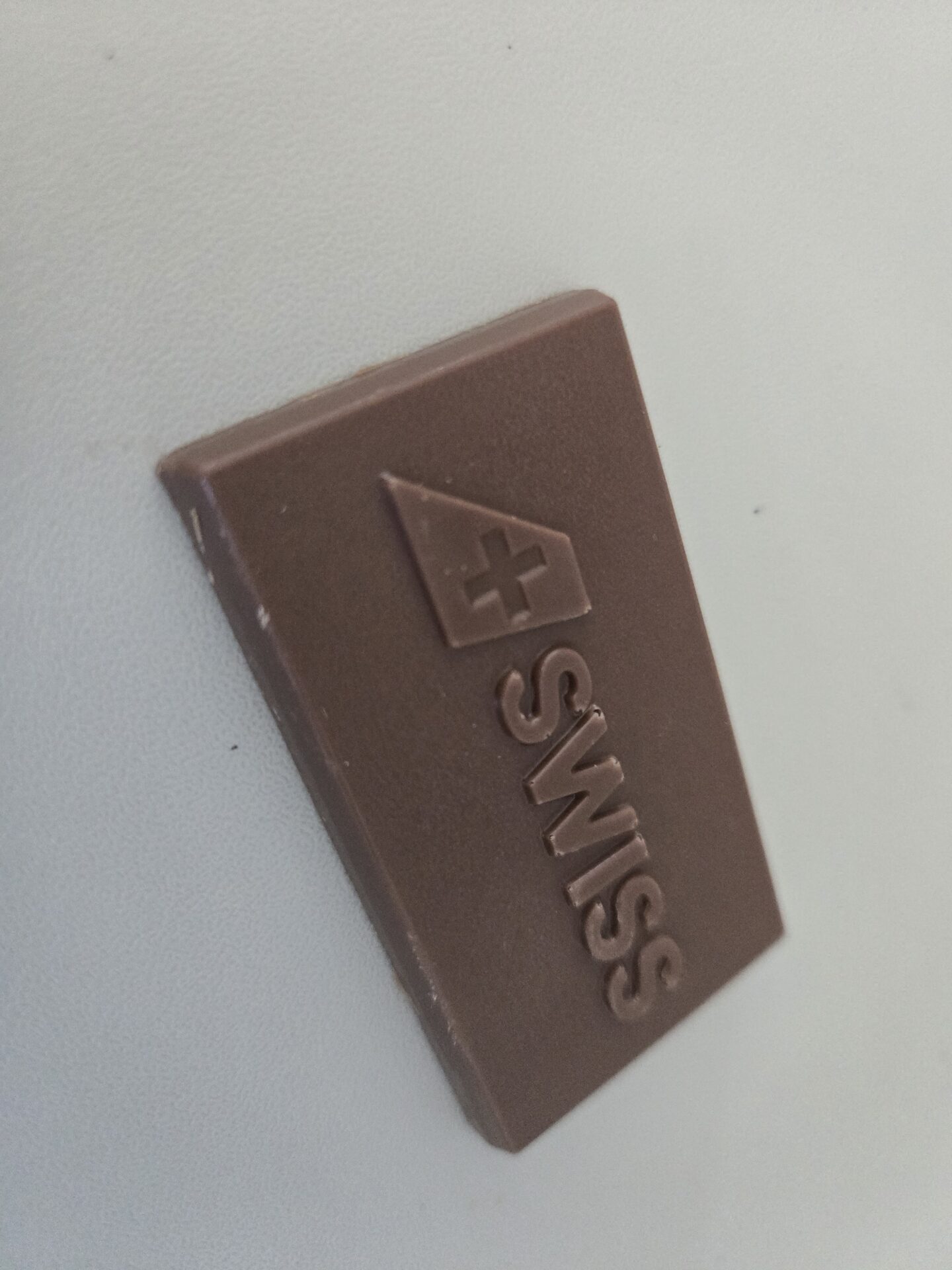 a chocolate bar with a logo on it