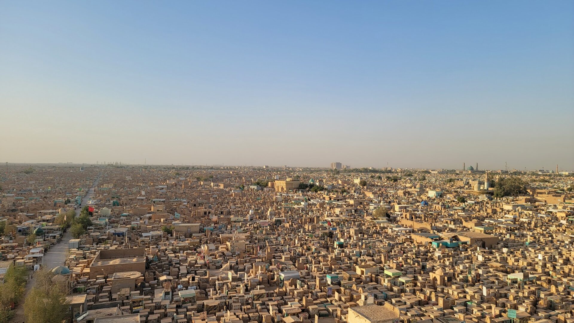 a city with many buildings