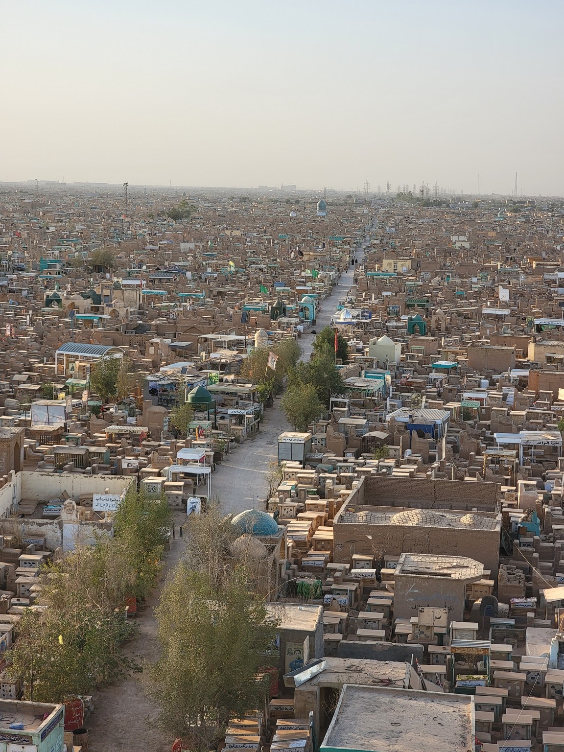 a large city with many buildings