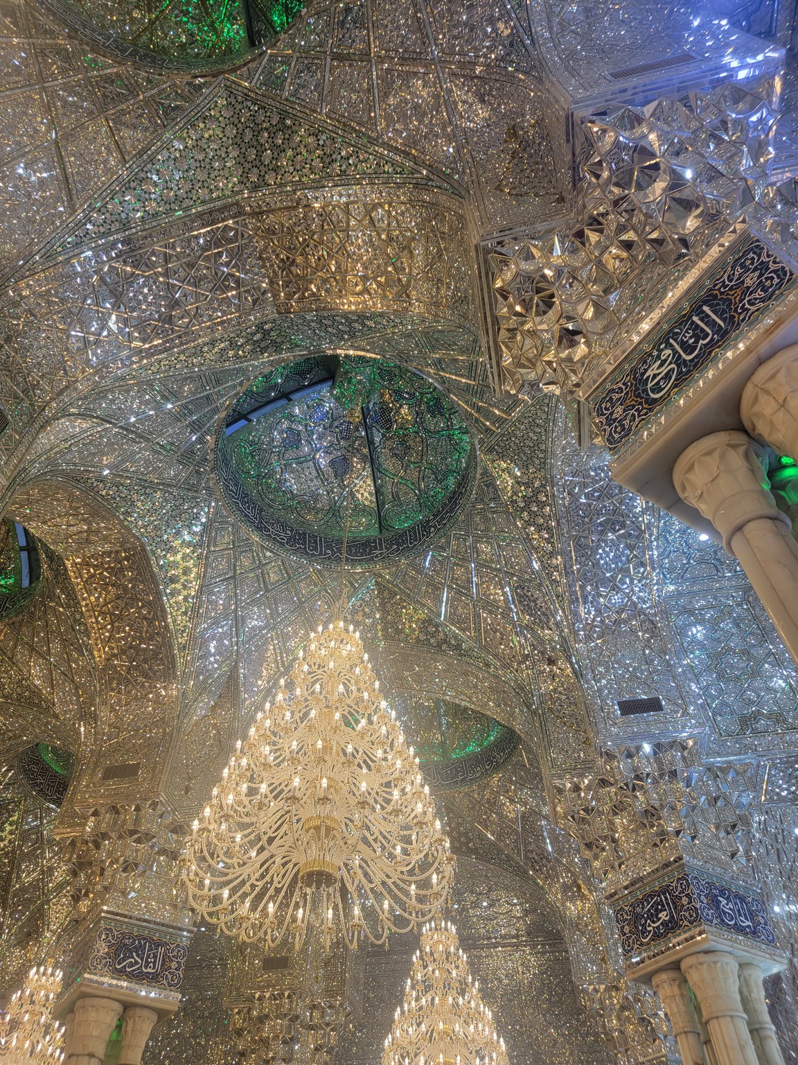 a large chandelier with lights