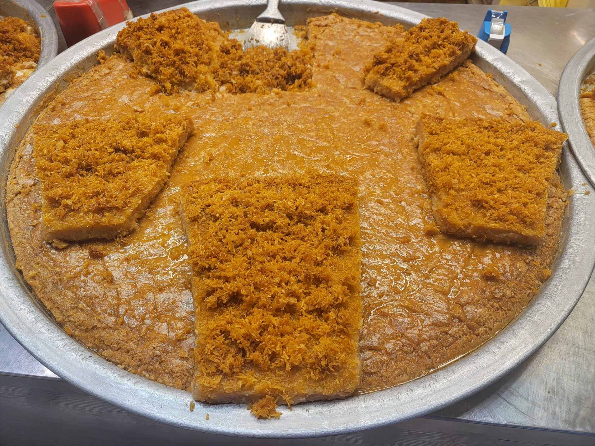 a plate of food on a table