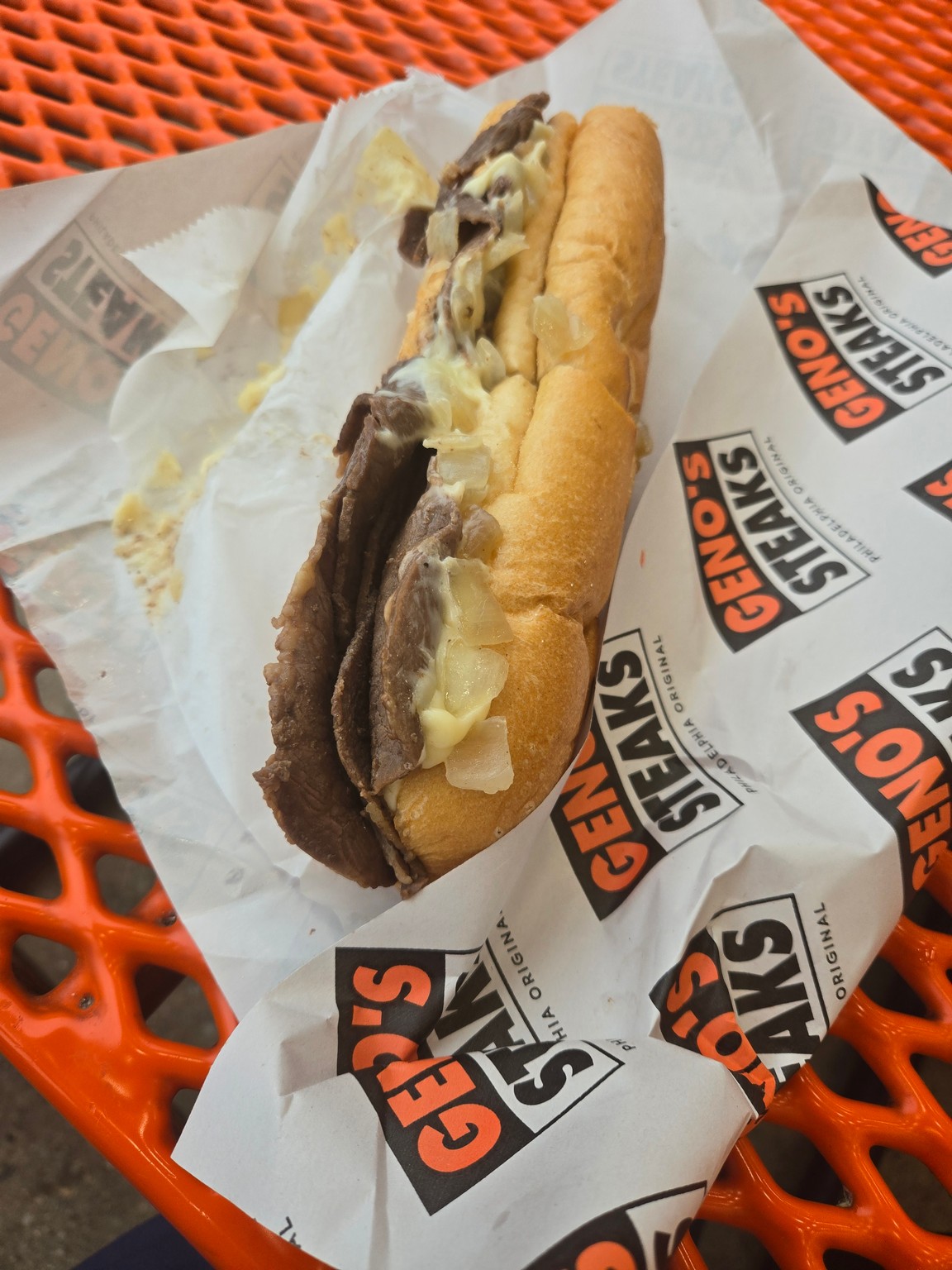 a sandwich on a paper