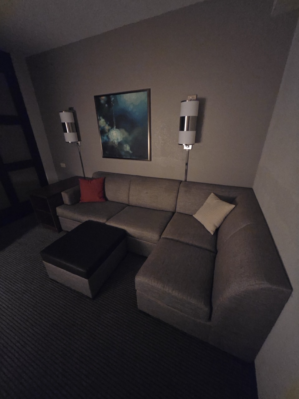 a couch in a room
