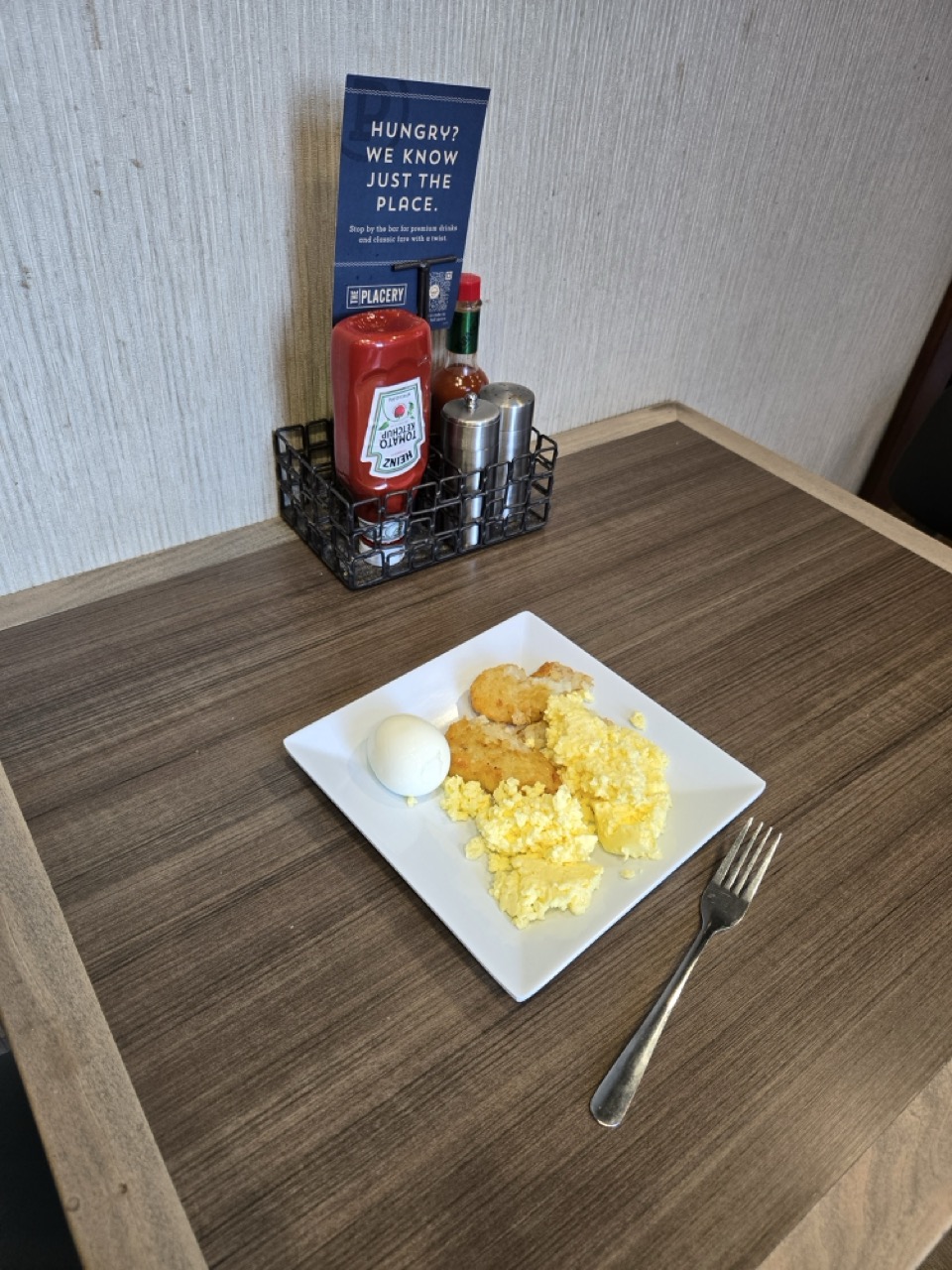 a plate of food on a table