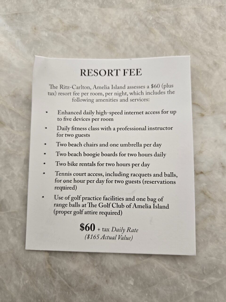 a white paper with black text on it